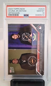 ACUNA JR - OHTANI 2023 Topps Now Offseaon #OS-29 SP MVP PSA 10 💎 💎 💎  - Picture 1 of 2