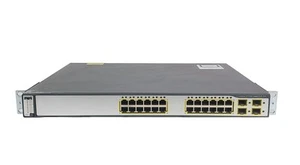 Cisco WS-C3750G-24PS-S 24 x 10/100/1000 PoE 4xSFP Switch - Photo 1/1
