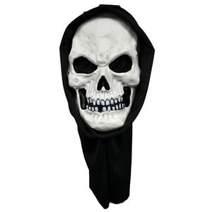 Vintage Look Fun World Ostern Unlimited Totenkopf Halloween Maske leuchtet - Bild 1 von 3