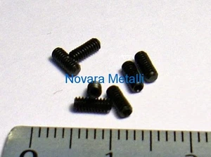 100 Grani Punta Piana M2x2,5mm DIN 913 flat socket set Gewindestifte Kegelkuppe - Imagen 1 de 1