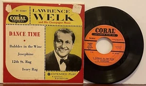 Lawrence Welk Dance Time EC81007 7" EP 45 1/MIN Ultraschall sauber G - Bild 1 von 2