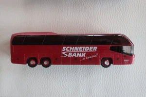 ### Neoplan Cityliner "Schneider Bank" von Rietze, H0 ### - Bild 1 von 2