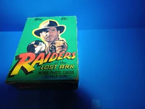 RAIDERS OF THE LOST ARK BOX 36 PACKUNGEN TOPPS VINTAGE 1981 INDIANA JONES FILM - Bild 1 von 6