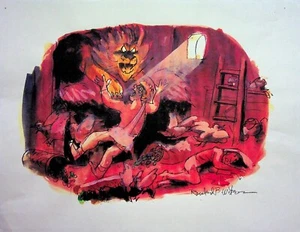 HERCULES 1996 Estudio de producción Estampado Rowland B. Wilson ARTE CINEMATOGRÁFICO CONCEPTUAL #SW - Imagen 1 de 2