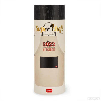 Grembiule da cucina Super Chef, in morbido tessuto. Legami - Immagine 1 di 2