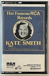 Kate Smith - Her Famous RCA Records - Audio Cassette Tape 1986 DVK1-0752 - Picture 1 of 6