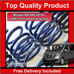 FITS NISSAN NV300 2016> GENUINE H&R 35MM SPORT LOWERING SUSPENSION SPRING SET 4 - Picture 1 of 12