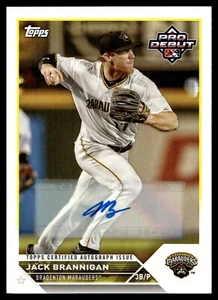 2023 Topps PRO DEBUT JACK BRANNIGAN AUTO PD-12 - Imagen 1 de 2