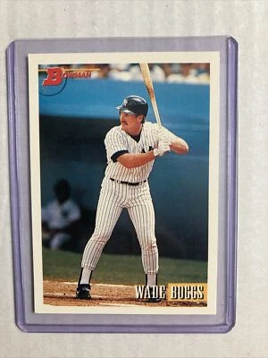 Bowman #399 1993 - Wade Boggs Foto 1 de 2