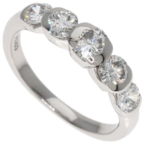 MONNICKENDAM Ring Diamond Platinum PT900 - Picture 1 of 8