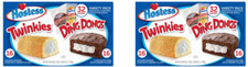Hostess Twinkies And Ding Dongs Variety Pack 1.31 oz- 2 x 32pk Chocolate Vanilla