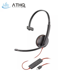Poly Blackwire 3210 Mono Headset mit USB-A und USB-C Anschluss - Bild 1 von 3
