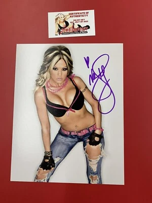 Velvet Sky С АВТОГРАФОМ 8x10 TNA Impact Wrestling With Zombie Hideout Store сертификат подлинности - Изображение 1 из 3