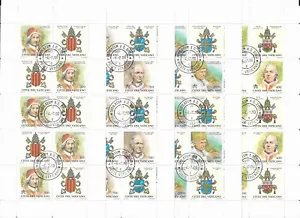 Vatican 2000 POPES of the HOLY YEAR MNH CTO SET of Mini Sheets SC # 1141-1149 - Picture 1 of 2