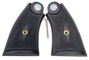 Empuñaduras modelo 1917 S&W ejército de Estados Unidos personalizadas antes de la guerra de colección madera a cuadros vitoonmakers - Imagen 1 de 23