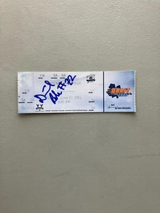 2002 NHL ENTRY DRAFT TICKET. Rick Nash Year . UNKNOWN AUTOGRAPH. NICE - Picture 1 of 2