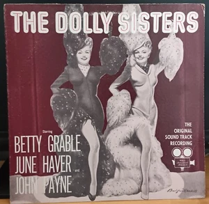 Betty Grable, June Haver, John Payne ‎– The Dolly Sisters - LP record excellent - Foto 1 di 3