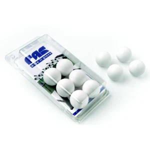 Fas Blisterpackung mit 10 weißen Standardbällen für Tischfußball, Tischfußball, - Bild 1 von 3