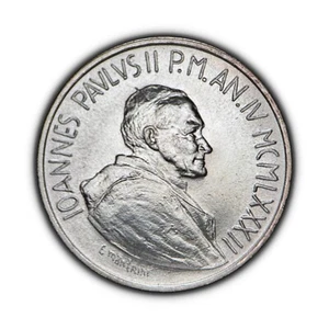 VATICAN CITY. 1982, 1000 Lire, Silver - John Paul II, Family Fellowship, 1 - Picture 1 of 3
