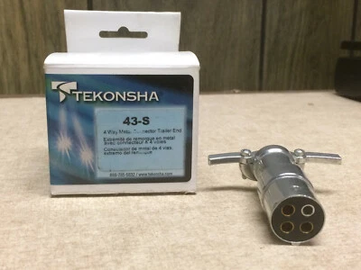 Tekonsha 4 way metal connector - Trailer End - Image 1 of 4