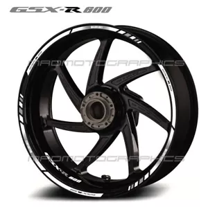 GSX-R 600 decalcomania ruota moto 14 cerchi adesivi laminati per suzuki gsxR 600 - Foto 1 di 2