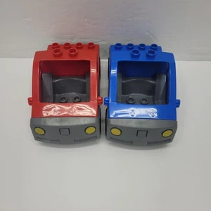 Lego Duplo Vehicles Trucks Red Blue - Picture 1 of 10