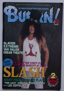 LED ZEPPELIN SLASH VAN HALEN JIMMY PAGE SLAYER 1995 Japan Magazin BURRN! - Bild 1 von 1