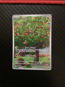 NM Pokemon Twilight Masquerade Applin Illustration Rare Full Art 185 185/167 - Picture 1 of 1