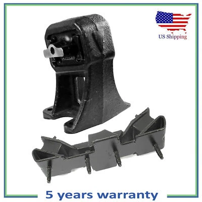 Juego de 2 soportes de transmisión delanteros LH y traseros para Dodge Ram 1500 2008 3,7 L V6 Foto 1 de 4