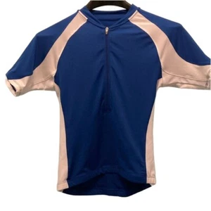 Zoot Blue Cyclist Bike Triathlon Jersey Shirt Top Activewear  1/2 Zip 4 Pockets - Picture 1 of 12