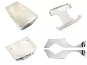 Axial Wraith 90018 90020 90031 Stainless Steel Roof Bonnet Side Skid Plate Panel - Picture 1 of 12