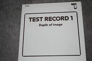TEST RECORD 1 - OPUS 3 - DEPTH OF IMAGE -- Vinyl Record - Picture 1 of 5
