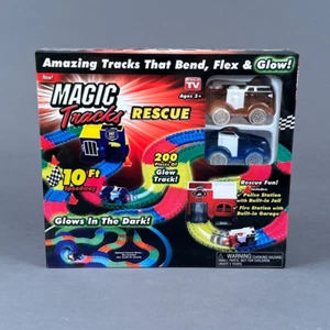 Magic Tracks Rescue RC Car Glow In The Dark Racetrack 10' Flexible Track - Picture 1 of 7