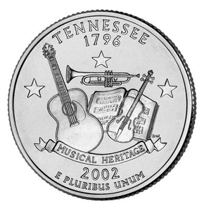 P Tennessee State Quarter 2002 BU - Imagen 1 de 1