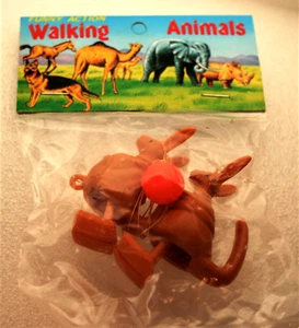 Vtg Plastic Space Kangaroos Ramp Walker Dime Store Prize New NOS Header 1980s - Picture 1 of 5