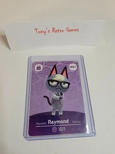 !SUPER SALE! RAYMOND # 431 Animal Crossing Amiibo Card NINTENDO SERIES 5 MINT! - Picture 1 of 1