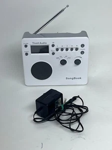 Tivoli Audio SongBook AM/FM Alarm Clock Radio WHITE/SILVER with Power Supply - Picture 1 of 7