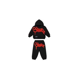 Geedup Handstyle Kids Tracksuit 'Black Burnt Orange' (2023) - Picture 1 of 6