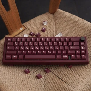GMK Copy BLOT Estilo Rojo Oscuro Llavero Perfil Cereza PBT Set para Cherry MX - Imagen 1 de 15