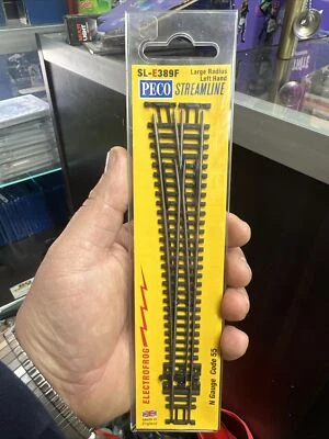  PECO N  SL-E389F CODE 55 LARGE RADIUS TURNOUT (LEFT)  ELECTROFROG - Image 1 of 2