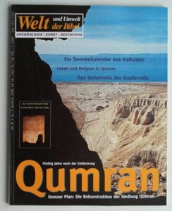 N° 9 Welt und Umwelt der Bibel Heft 3 von 1998 WUB Qumran mit Plan der Siedlung - Bild 1 von 1