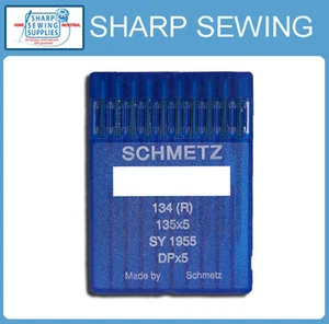 10 SCHMETZ 135X7 21/130 STEPPSTICHNADELN 135X5, DPX5, 134 (R) - Bild 1 von 1