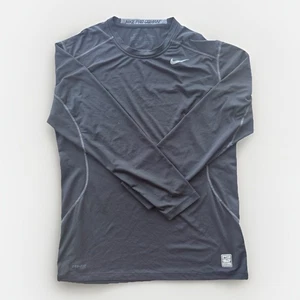 Nike Pro Combat Shirt Herren Large schwarz Dri-Fit tailliert Langarm sportlich Crew - Bild 1 von 7