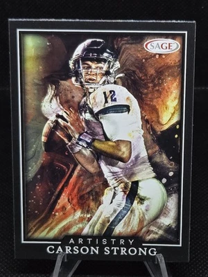 2022 SAGE High Series - Artistry Carson Strong #ART-CS Black (RC) - Image 1 of 2