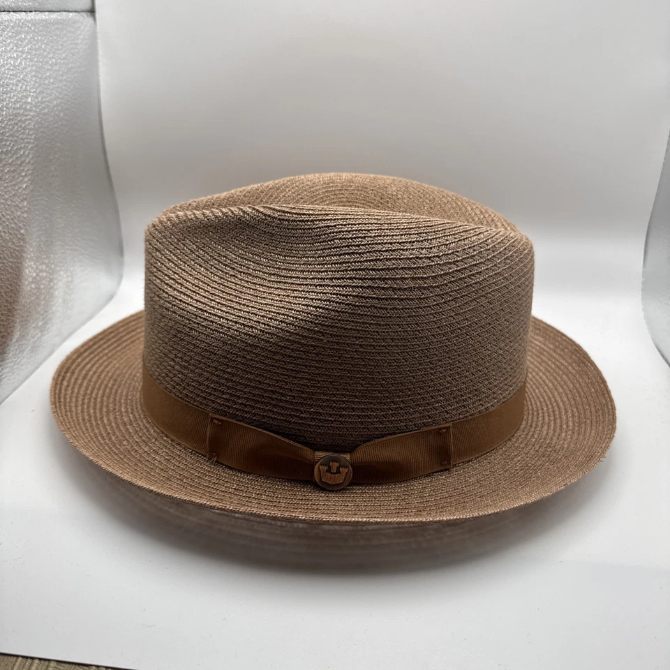 Sombrero Fedora de Paja Goorin Bros Control de Crucero Malva Talla XL Foto 1 de 4