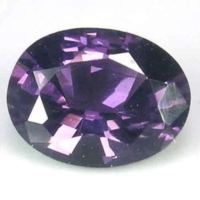 WONDROUS NATURAL DARK PURPLE COLOR CEYLON SPINEL GEM - OVAL CUT - Image 1 of 3
