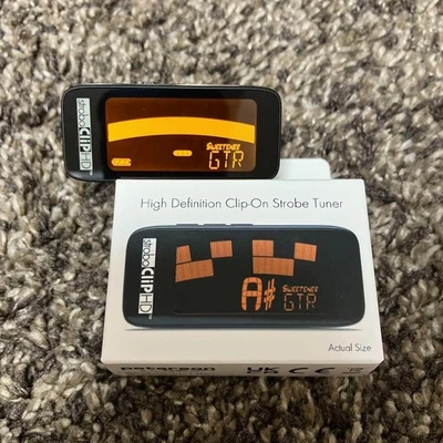 Bajo Peterson StroboClip HD Sintonizador con Clip Tipo de Batería Guitarra de Japón Envío Gratis Foto 1 de 4