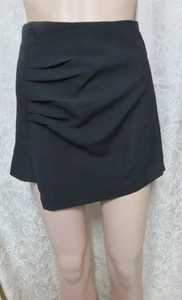 SKIRT – RUMOR BLACK ASYMMETRIC MINI SKORT SIZE 10 New With Tags - Picture 1 of 1