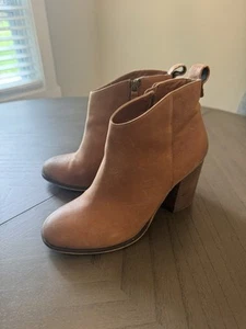 Damenstiefel cognacfarben Echtleder Größe US-7,5 BP Booties - Bild 1 von 3