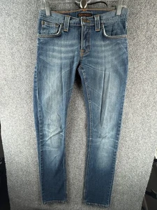 Nudie Jeans Women Denim Jeans Cotton Super Slim Kim Italy Blue ACTL 27X33 - Picture 1 of 21